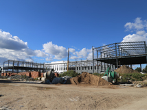 承德亞歐果仁有限公司在建杏核破碎、杏仁脫苦車間項目初見規(guī)模